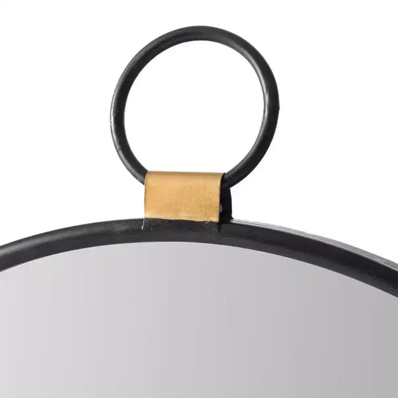MAYEERTY 24 x 27 Wall Mirror with Black Frame, Contemporary Decor Mirror for Living Room, Foyer, Entryway, Bedroom