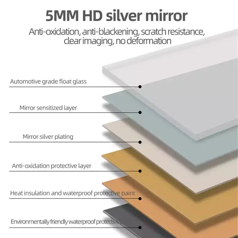 GDFStudio Corin Modern 48 Arched LED Bathroom Mirror with Three Color Temperatures
