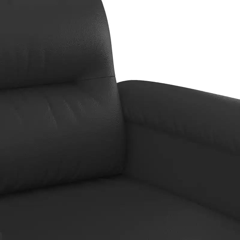 vidaXL Sofa Chair Accent Upholstered Single Sofa Chair Black Faux Leather