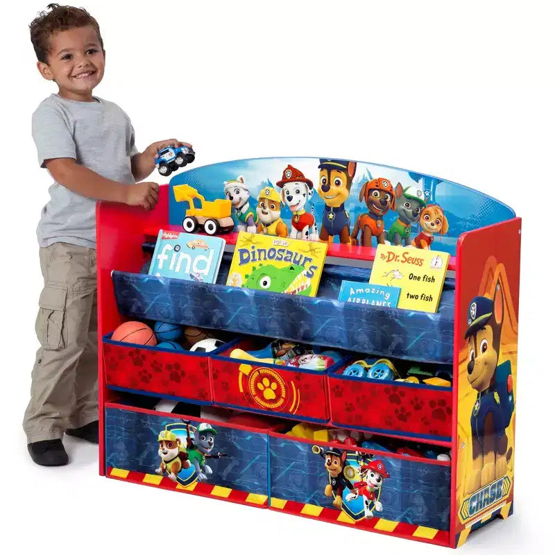 Delta Children PAW Patrol Deluxe Bookshelf and Toy Organizer