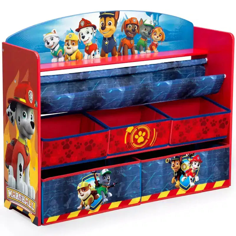Delta Children PAW Patrol Deluxe Bookshelf and Toy Organizer