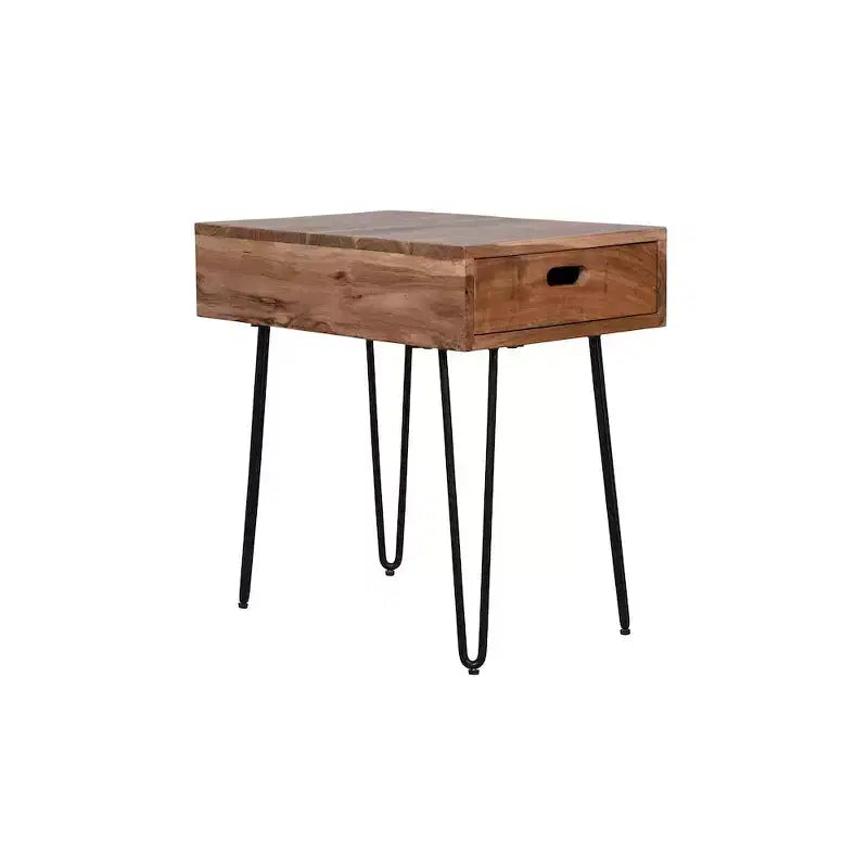 Jofran,Rollins Solid Acacia End Table