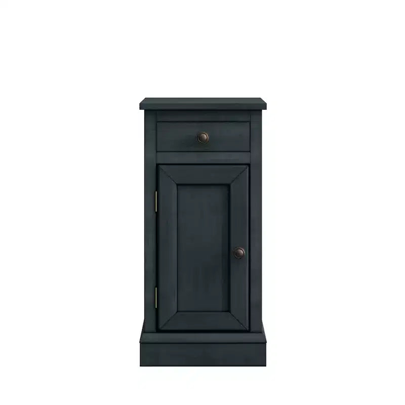 GDFStudio Xena Traditional Nightstand with 1 Drawer, 1 Door and 2 Compartments