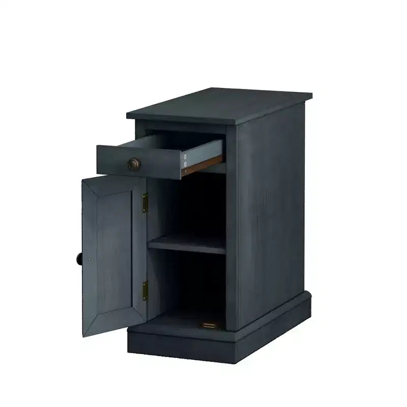GDFStudio Xena Traditional Nightstand with 1 Drawer, 1 Door and 2 Compartments