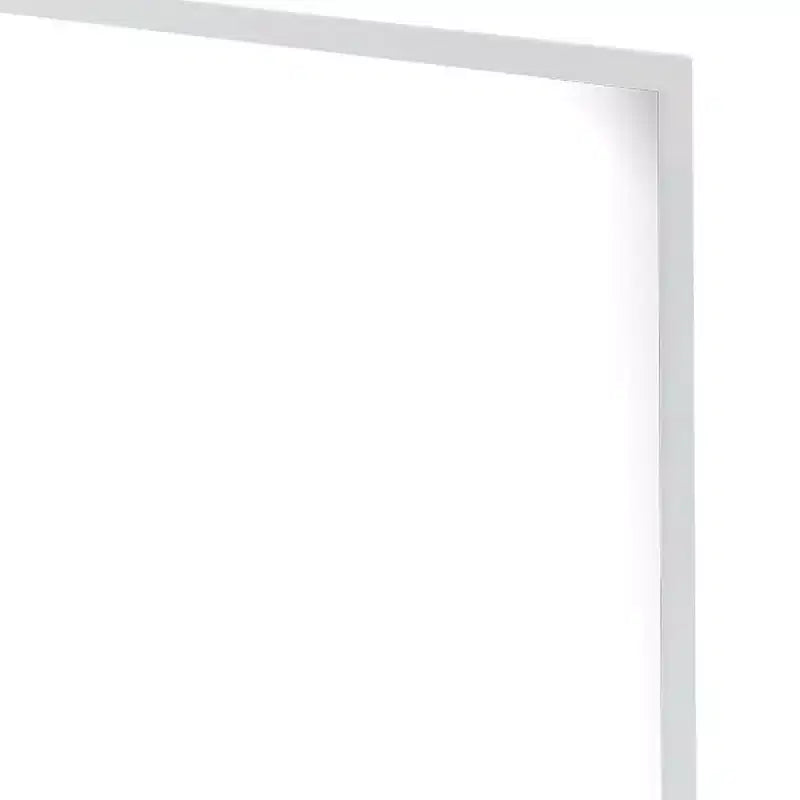 Royal Hampton Dresser Mirror, 40 Inch, Sleek Light Taupe Wood, Frameless Design