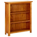 vidaXL Bookshelf Wall Bookcase Decor Standing Shelf Furniture Solid Wood Oak
