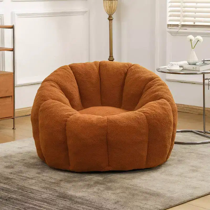 YOSIMFUR Bean Bag Chair, Bean Bag Sofa Chair with Armrests Stuffed High-Density Foam, Lazy Sofa Comfy Chairs BeanBag Chair for Adults in Living Room