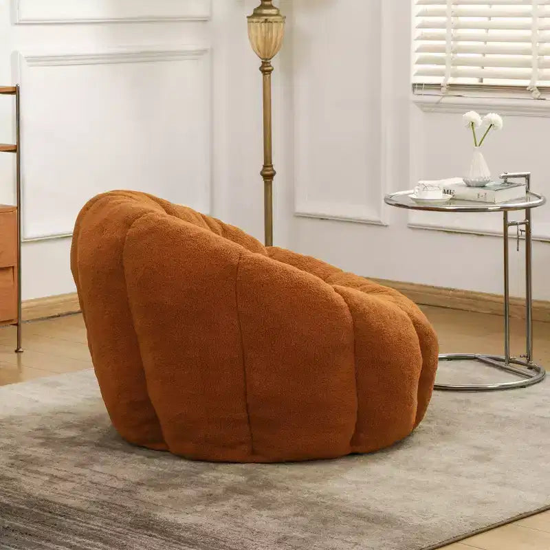 YOSIMFUR Bean Bag Chair, Bean Bag Sofa Chair with Armrests Stuffed High-Density Foam, Lazy Sofa Comfy Chairs BeanBag Chair for Adults in Living Room