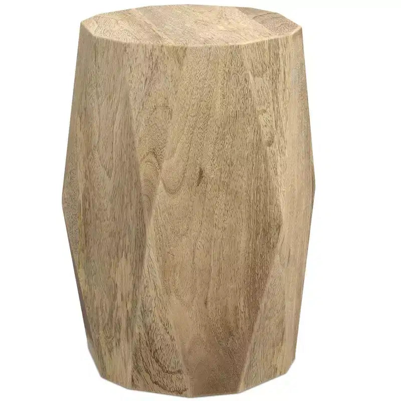 Saber 15 inch Wide Solid Mango Contemporary End Table, Assembled