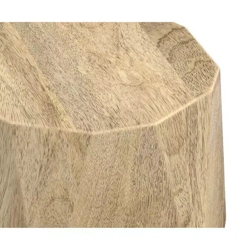 Saber 15 inch Wide Solid Mango Contemporary End Table, Assembled