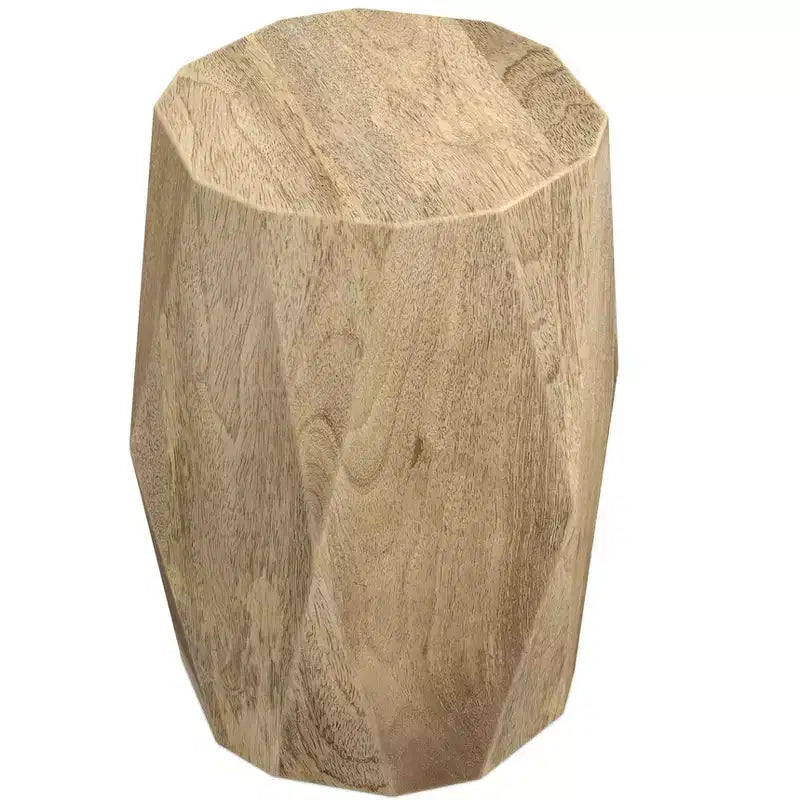 Saber 15 inch Wide Solid Mango Contemporary End Table, Assembled
