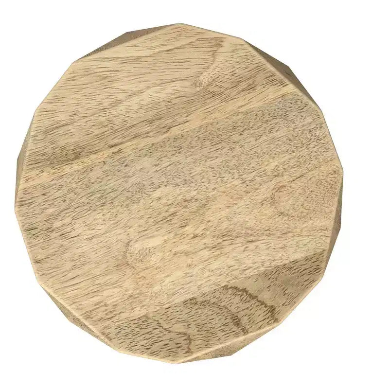 Saber 15 inch Wide Solid Mango Contemporary End Table, Assembled
