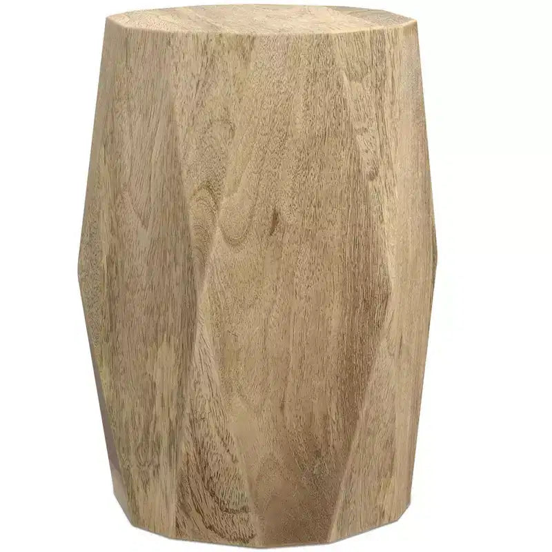Saber 15 inch Wide Solid Mango Contemporary End Table, Assembled