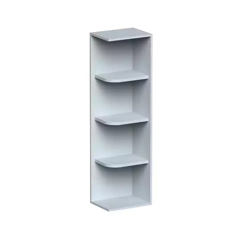 Base da Cucina Shaker 12 L x 42 A x 9 P, Telaio in Legno Massiccio, Vernice a Bassa Emissione di VOC a Base d'Acqua, RTA, Grigio Tortora