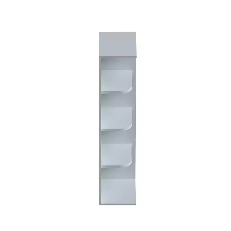 Base da Cucina Shaker 12 L x 42 A x 9 P, Telaio in Legno Massiccio, Vernice a Bassa Emissione di VOC a Base d'Acqua, RTA, Grigio Tortora