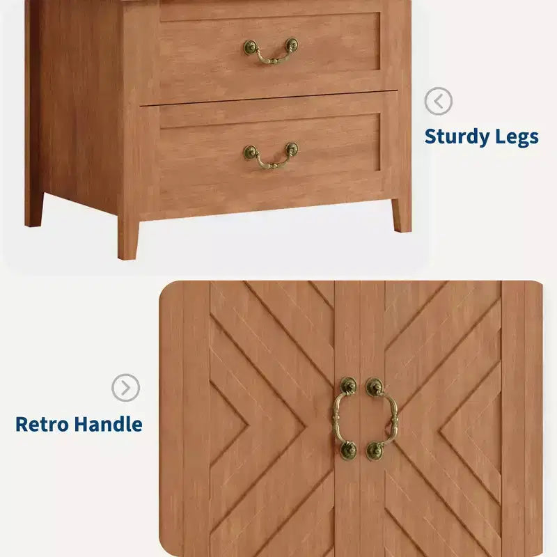 Armadio in legno stile rustico da 71 pollici con 2 ante e asta appendiabiti, guardaroba a forma di V autoportante per vestiti, camera da letto, marrone rustico