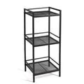 Scaffale portaoggetti in metallo a 3/4 ripiani, autoportante, salvaspazio, per cucina, bagno, camera da letto, soggiorno, ufficio
