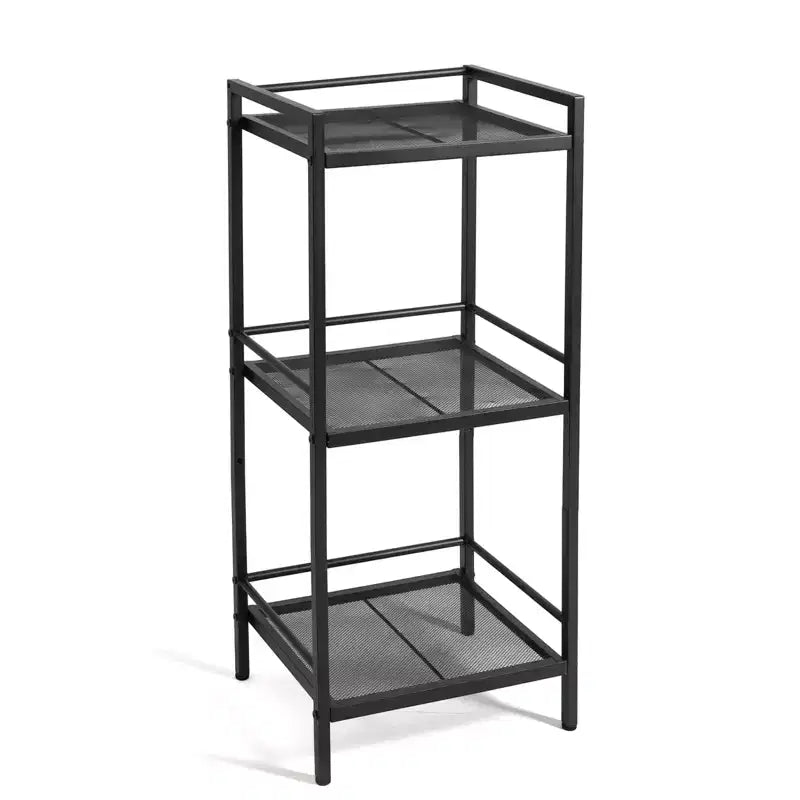 Scaffale portaoggetti in metallo a 3/4 ripiani, autoportante, salvaspazio, per cucina, bagno, camera da letto, soggiorno, ufficio