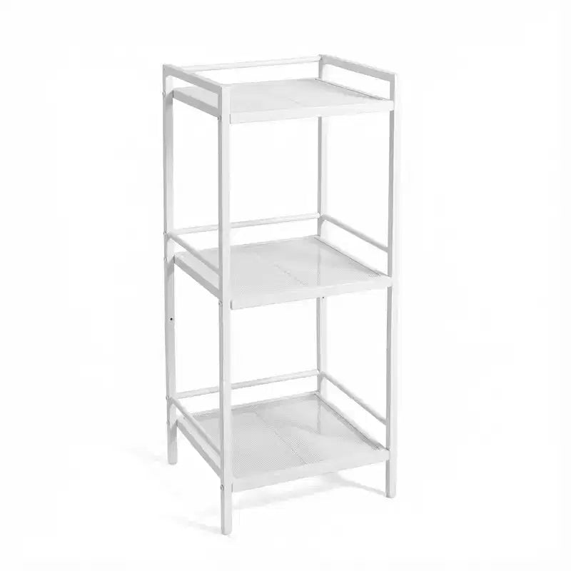 Scaffale portaoggetti da cucina in metallo a 3/4 ripiani autoportante, salvaspazio, per bagno, camera da letto, soggiorno, ufficio
