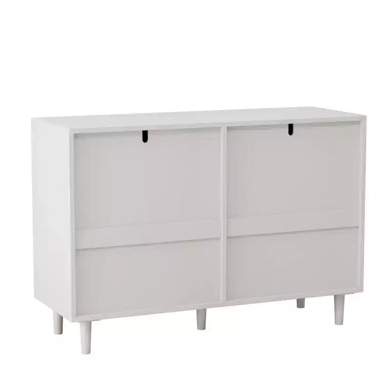 JVNOXK 43.316-Drawers Rattan Storage Cabinet Rattan Drawer,for Bedroom,Living Room,White