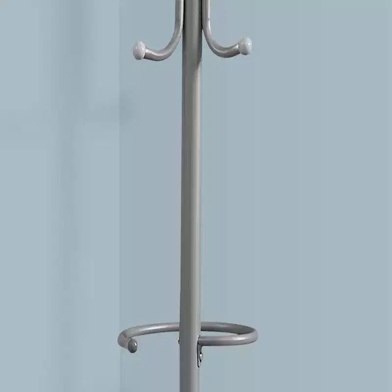 68 Metal Coat Rack with Hanging Bar & 6 Hooks, Umbrella Holder