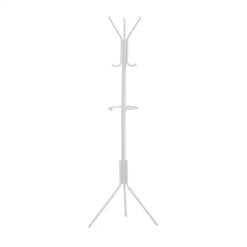 68 Metal Coat Rack with Hanging Bar & 6 Hooks, Umbrella Holder