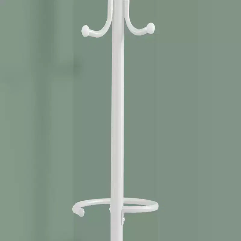 68 Metal Coat Rack with Hanging Bar & 6 Hooks, Umbrella Holder