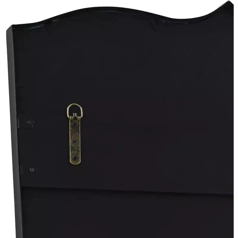 Uttermost Gaylia Satin Black 27 x 36 3/4 Curve Top Mirrors Set of 2