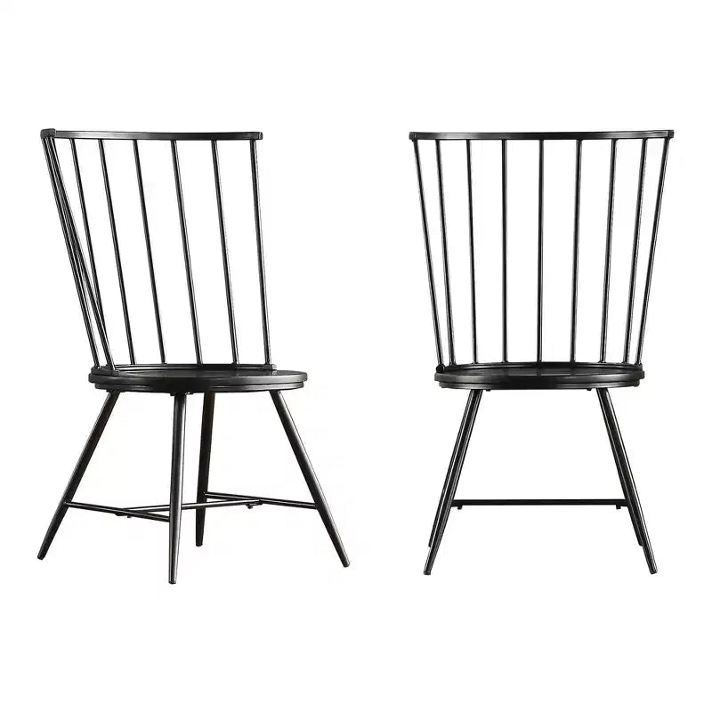 Norfolk High Back Windsor Classic Dining Chairs (Set of 2) - iNSPIREQ