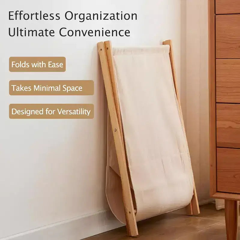 Home Collection Eco-Friendly Foldable Laundry Hamper Stand