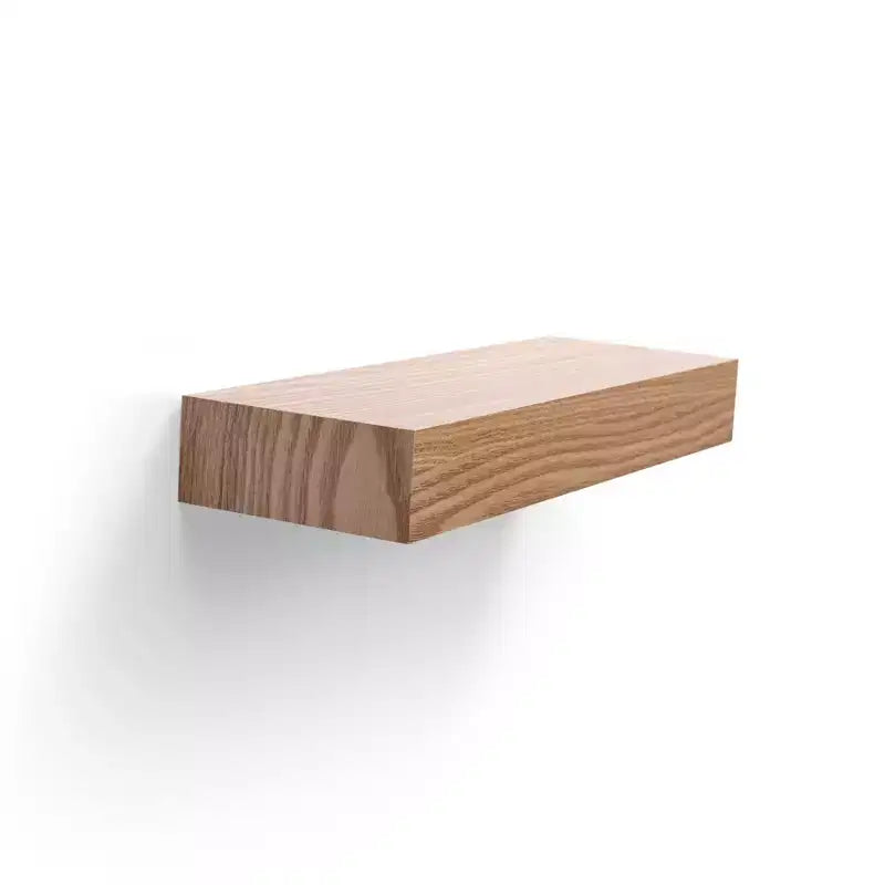 NAYSAYE Floating Shelves Wall Mounted Wood Storage with Invisible Brackets for Bathroom Bedroom Living Room Kitchen, Multicolor