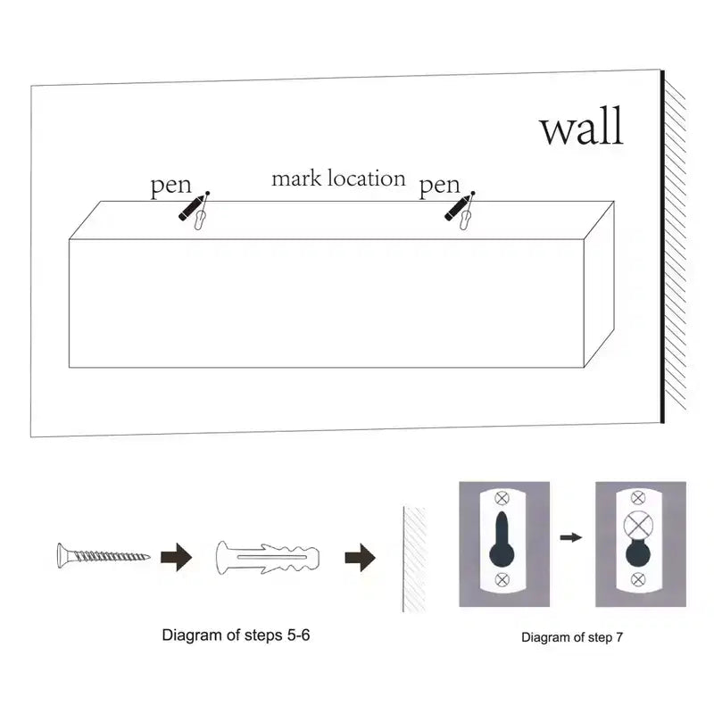 NAYSAYE Floating Shelves Wall Mounted Wood Storage with Invisible Brackets for Bathroom Bedroom Living Room Kitchen, Multicolor