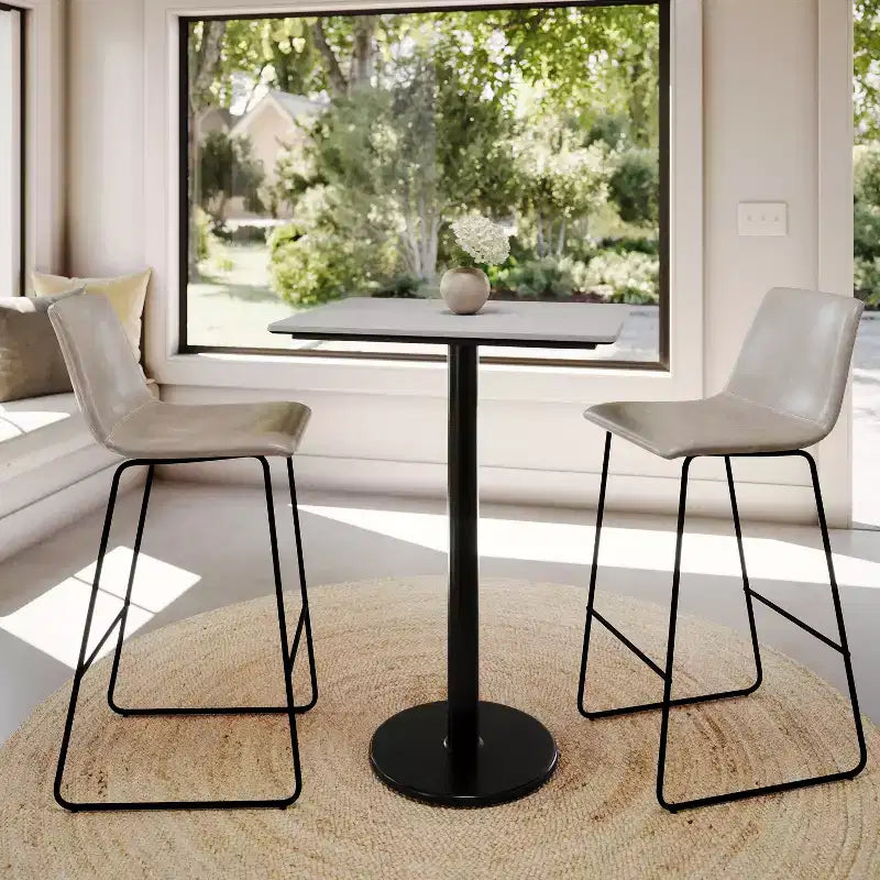 Flash Furniture Acadia Tabletop with TopGuard HPL Technology and Bar Height Base