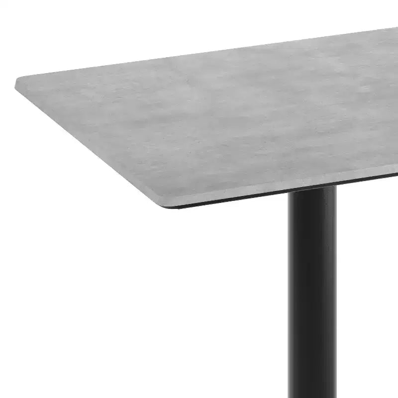 Flash Furniture Acadia Tabletop with TopGuard HPL Technology and Bar Height Base