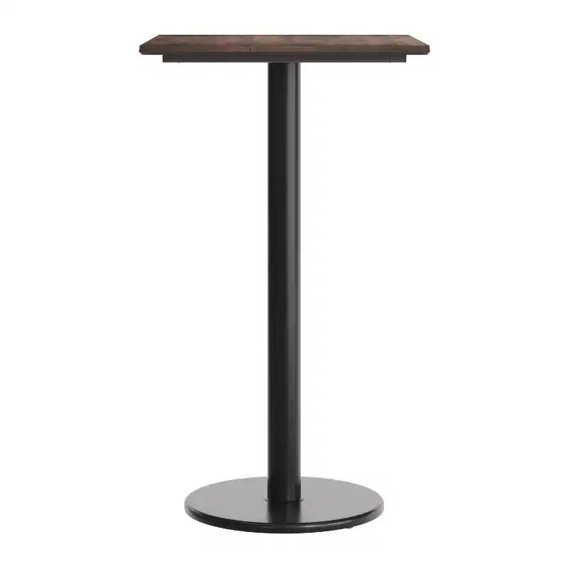 Flash Furniture Acadia Tabletop with TopGuard HPL Technology and Bar Height Base