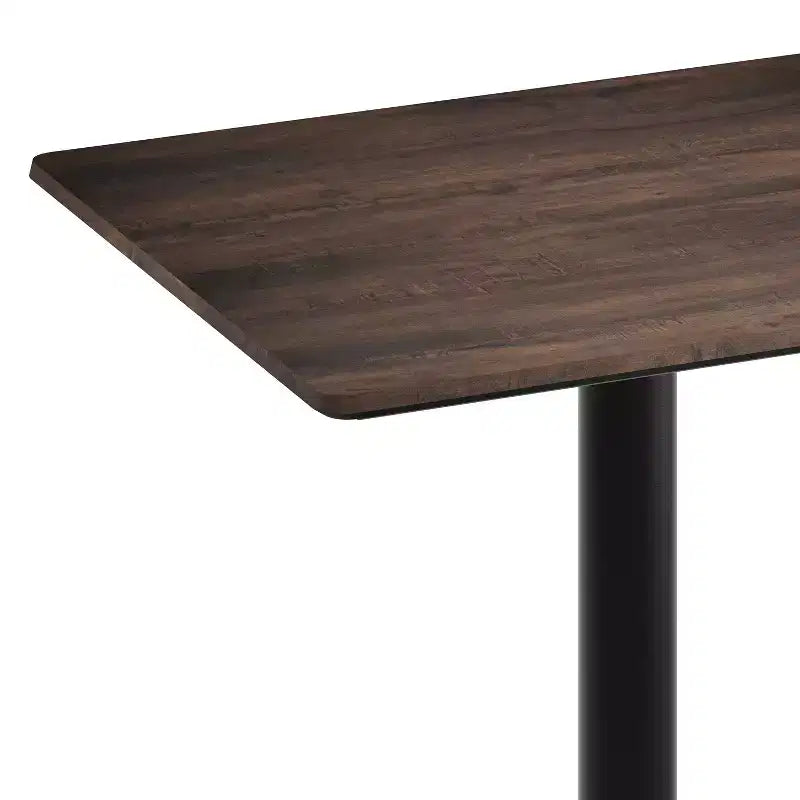 Flash Furniture Acadia Tabletop with TopGuard HPL Technology and Bar Height Base