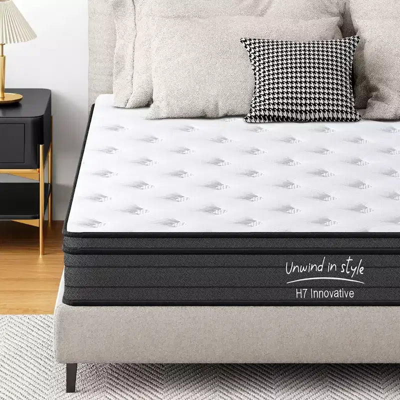 GDFStudio Anastasia Modern 12H Hybrid Mattress with Individually Pocketed Innerspring