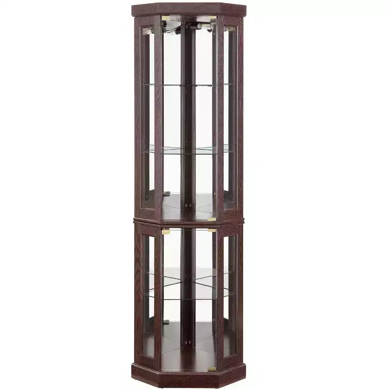 MAYEERTY Living Room Storage Cabinet MDF+Fabric 1 Soft-Close Door 1 Shelf