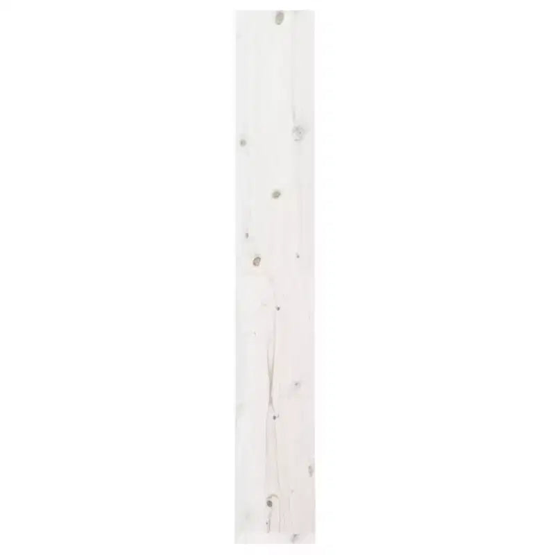 vidaXL Book Cabinet White Solid Pine Wood Tall Book Cabinet