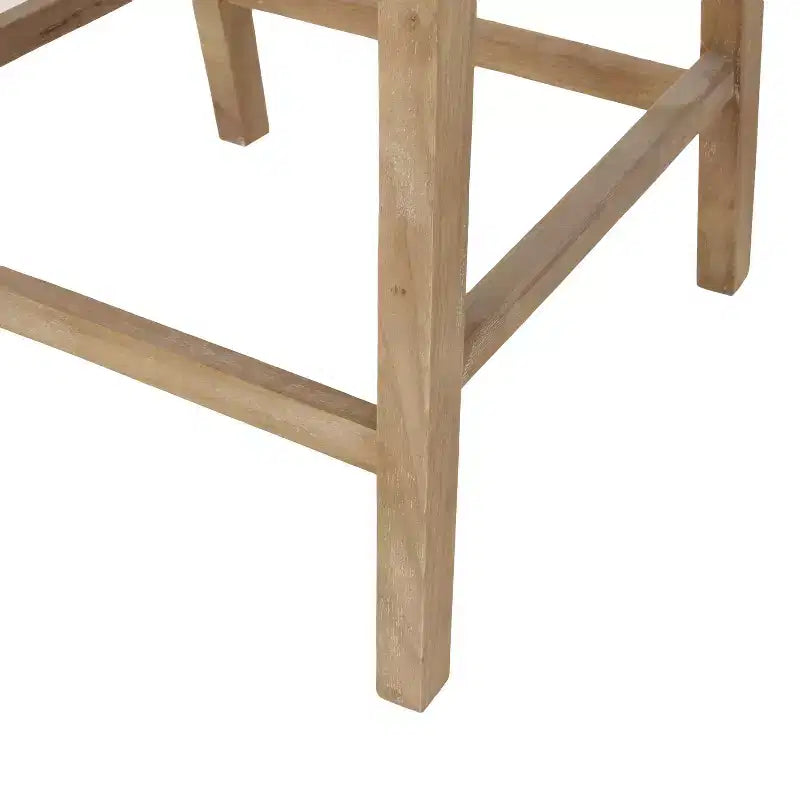 Christopher Knight Home 25.5" Cataldo Wood and Cane Upholstered Counter Height Barstool Beige/Natural