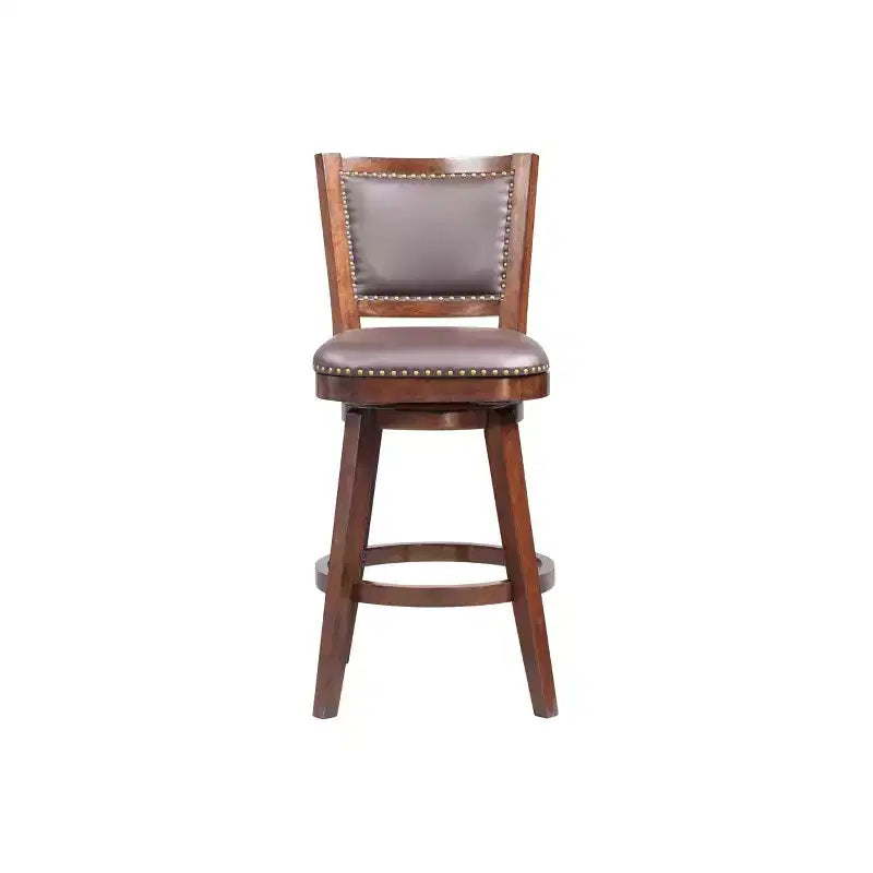 Boraam Broadmoor Swivel Bar Stool Cappuccino Finish