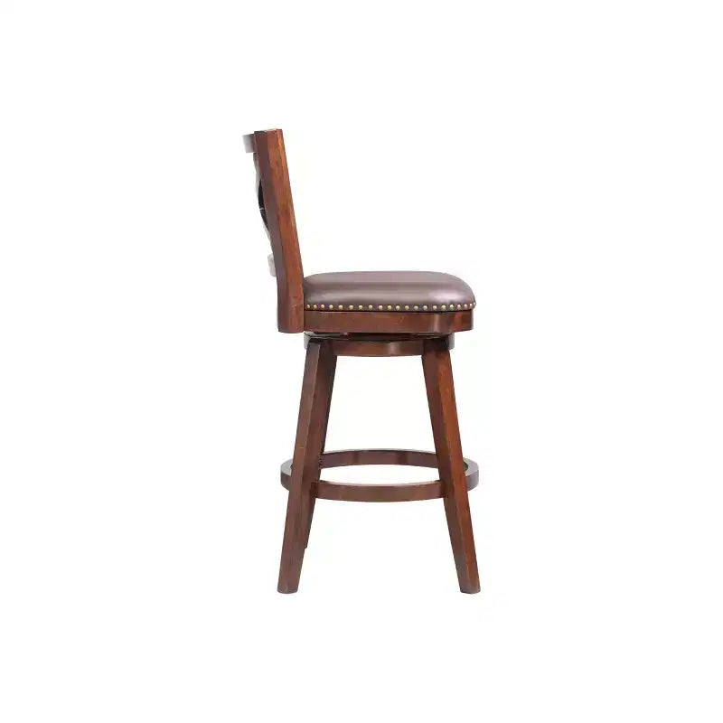 Boraam Broadmoor Swivel Bar Stool Cappuccino Finish