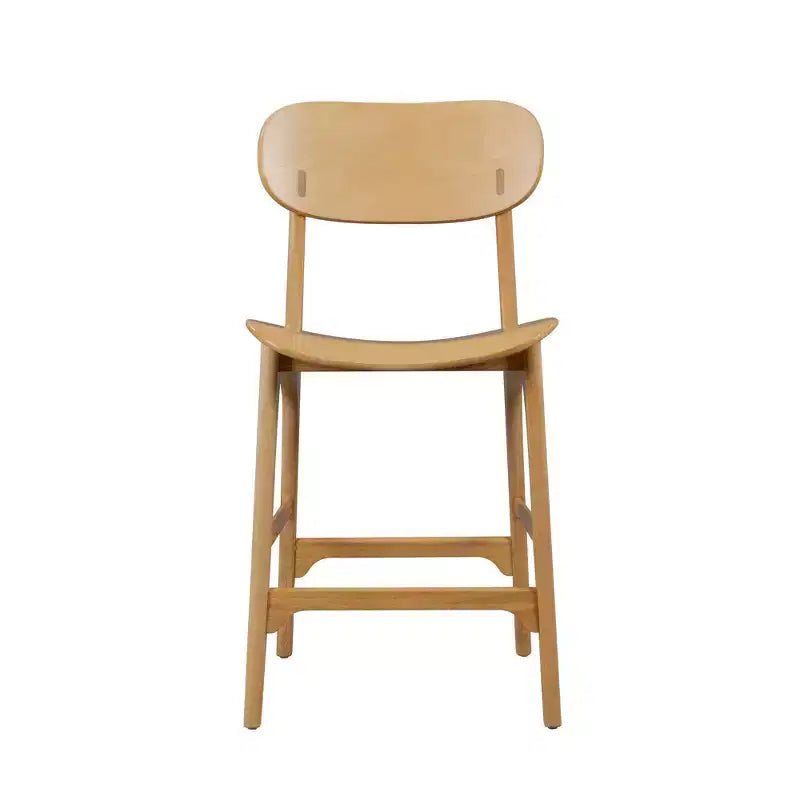 Boraam Solvang Wood Counter Height Barstool Natural