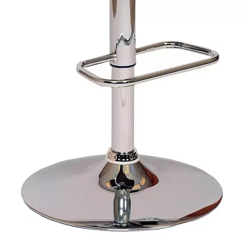 London Swivel Barstool Cream/Walnut - Armen Living