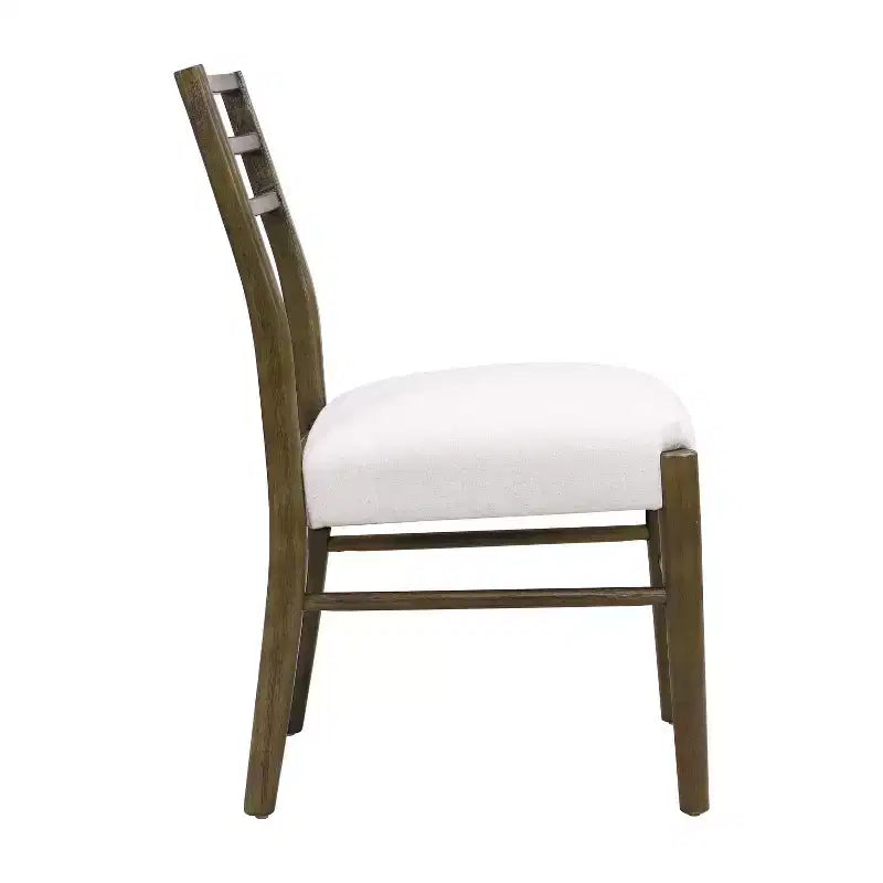 Christopher Knight Home Set of 2 Henry Farmhouse Upholstered Rubberwood Dining Chairs Brown