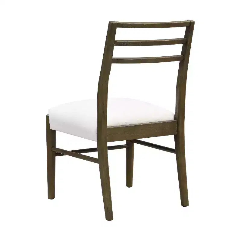 Christopher Knight Home Set of 2 Henry Farmhouse Upholstered Rubberwood Dining Chairs Brown