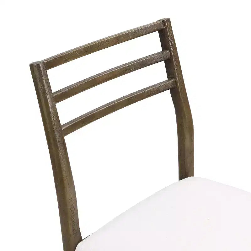 Christopher Knight Home Set of 2 Henry Farmhouse Upholstered Rubberwood Dining Chairs Brown