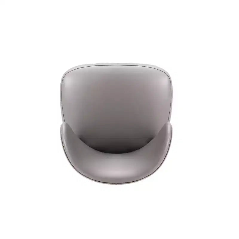 Set of 2 Strine Velvet and Leatherette Upholstered Dining Chairs Dark Taupe - Manhattan Comfort