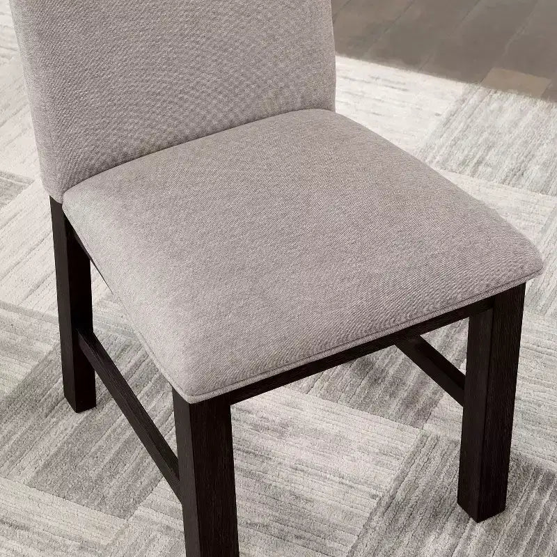 24/7 Shop At Home: Upholstered Dining Chairs with Foam Cushion & Wood Frame, Set of 2