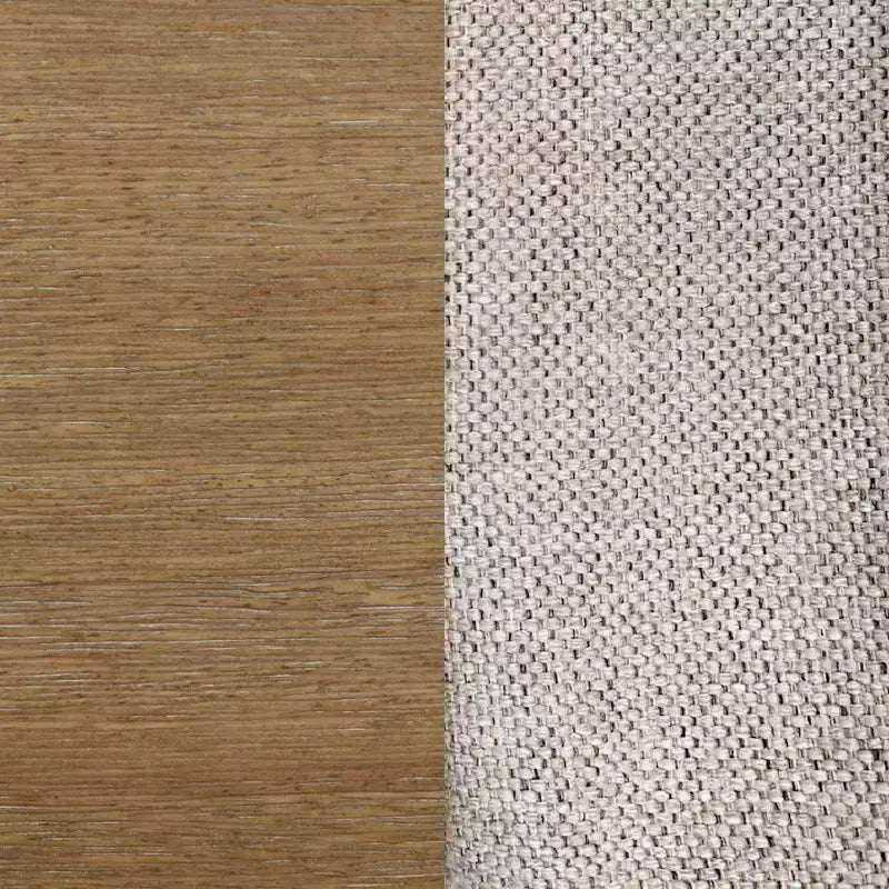 Nathan James Set of 4 Linus Dining Chair Flax
